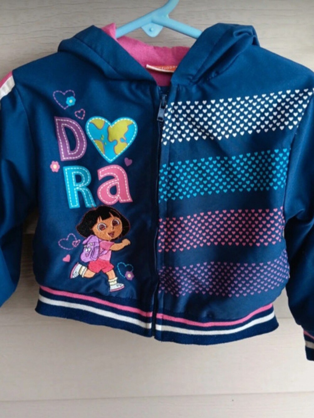 Nickelodeon 2011 Dora the Explorer Zip-Up Jacket. Size 2T